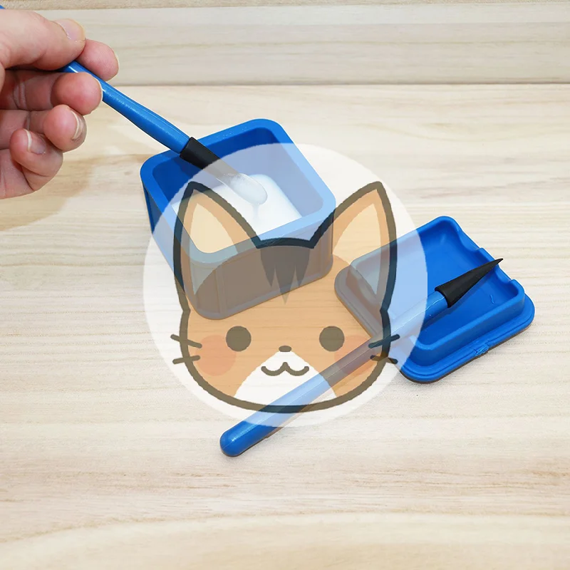 

Silicone Glue Brush Kit 4pcs/Set Woodworking Gluing Kit Woodworking Glue Applicator Set Portable DIY Hand Tool Reliable