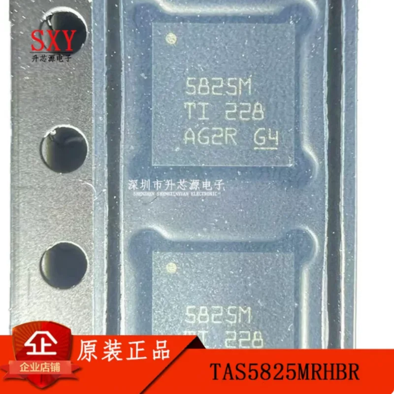 Original TAS5825MRHBR with Silkscreen 5825M VQFN-32 Stereo Class-D Audio Power Amplifier