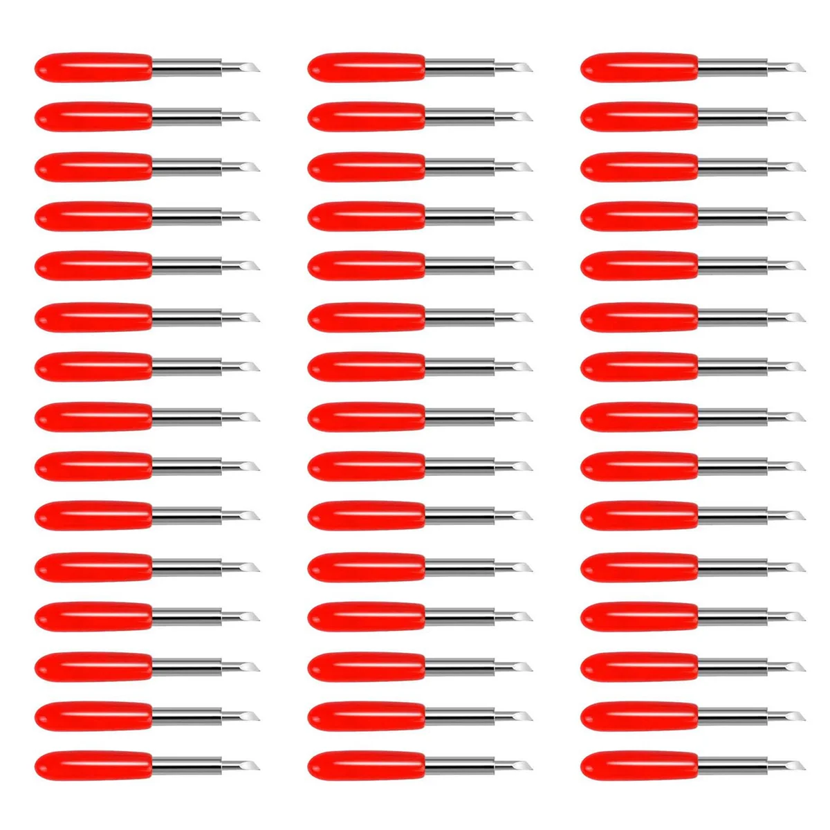 50PCS Replacement Cutting Blades for Cricut Explore Air 2 /Air 3/Maker Expression, 45 Degree Standard Fine Point Blades