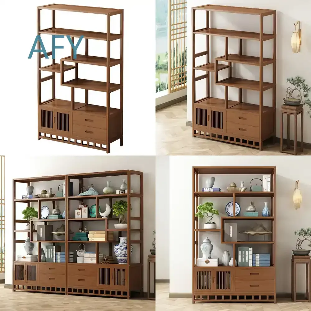 Tea Set Rack for Ancient Clothing Display Stand for Tea Ceremony Accessories Storage Organizer Home Decor Vintage Style Tea