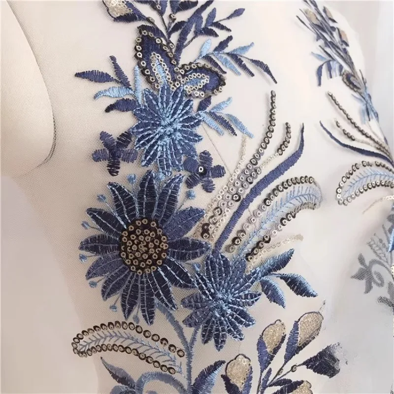 

2 Pieces/4 Pieces, Colorful Sequins, Decals, Lace Fabric, Formal Dresses, Wedding Dresses, Clothing Accessories DIY Decoration