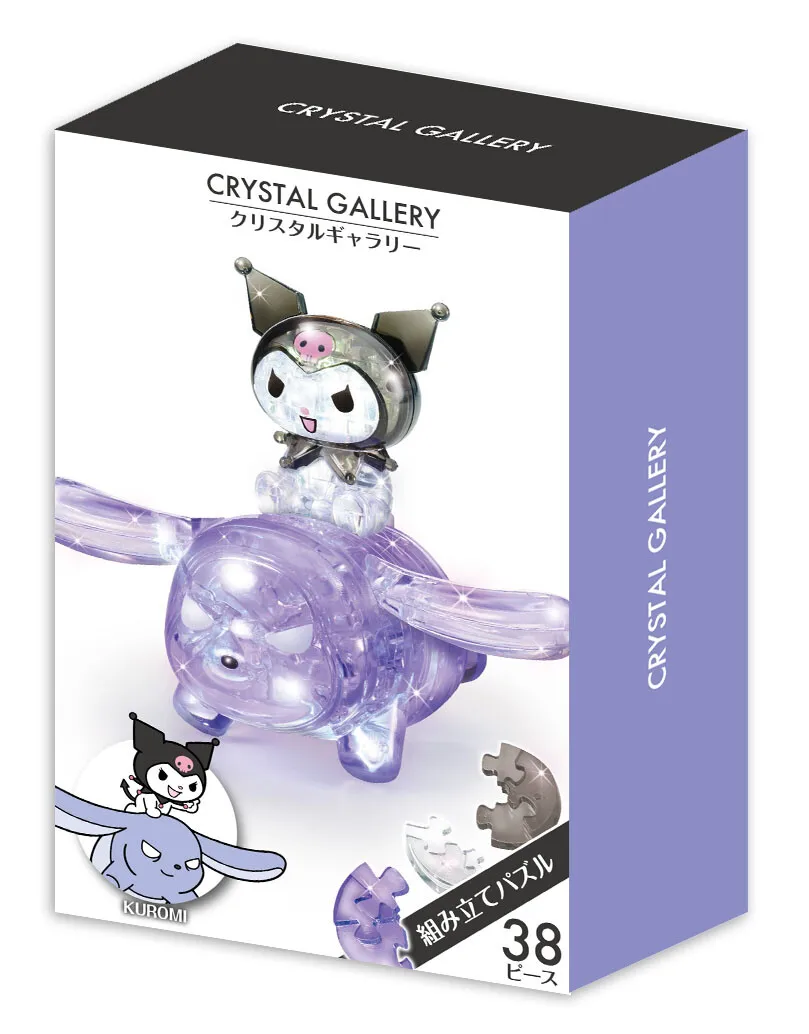 Sanrio Kuromi Melody Cinnamon Kitty Spot Japan Hanayama Crystal Plastic 3d Stereo Puzzle Model Ornaments Toy Birthday Gifts