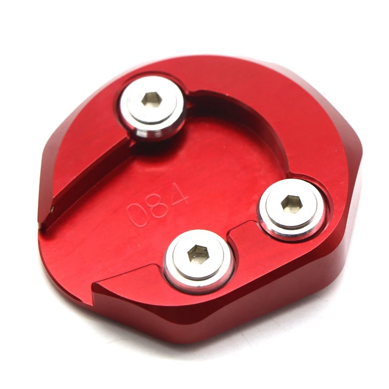 Kickstand Side Stand Extension Enlarger Plate Pad for CBR150R 2016-2018 CMX300 CMX500 2018-2020 ,Red