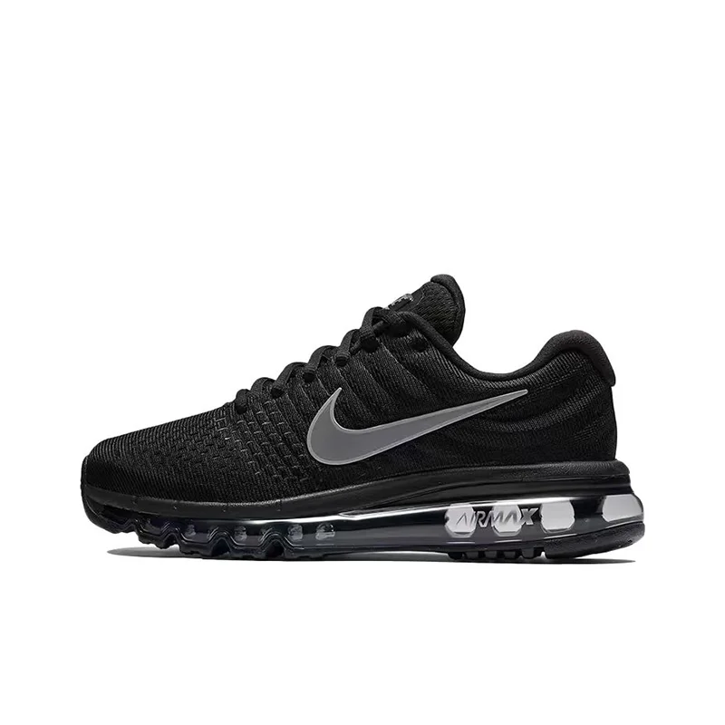 Nike Air Max 2017 Mesh Shock-absorbing Anti Slip Wear-resistant Low Cut Casual Running Shoes For Men And Women