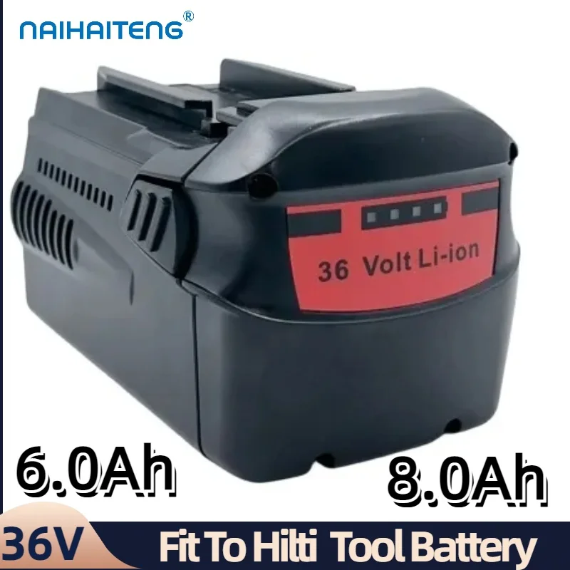 36V 6AH 8AH Rechargeable Lithium Battery Pack Replacement Electric Drill For Hilti B36/3.9 B36/6.0 B36 TE 6-A36 TE 6-A Li