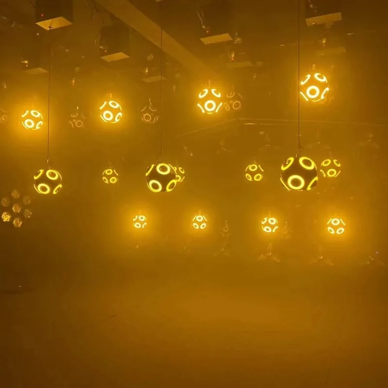 LED Lifting Football Light with Aperture Bar Laser Light Entertainment Stage Performance Ambient Light