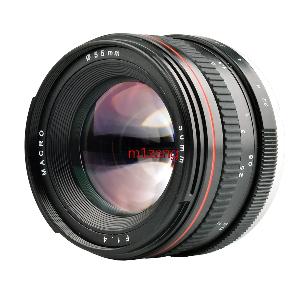 

50mm f1.4 Standard Prime Full Frame Portrait Manual Focus Lens for canon eos 850D nikon f sony E mount a7c2 a7m3 A7RV camera