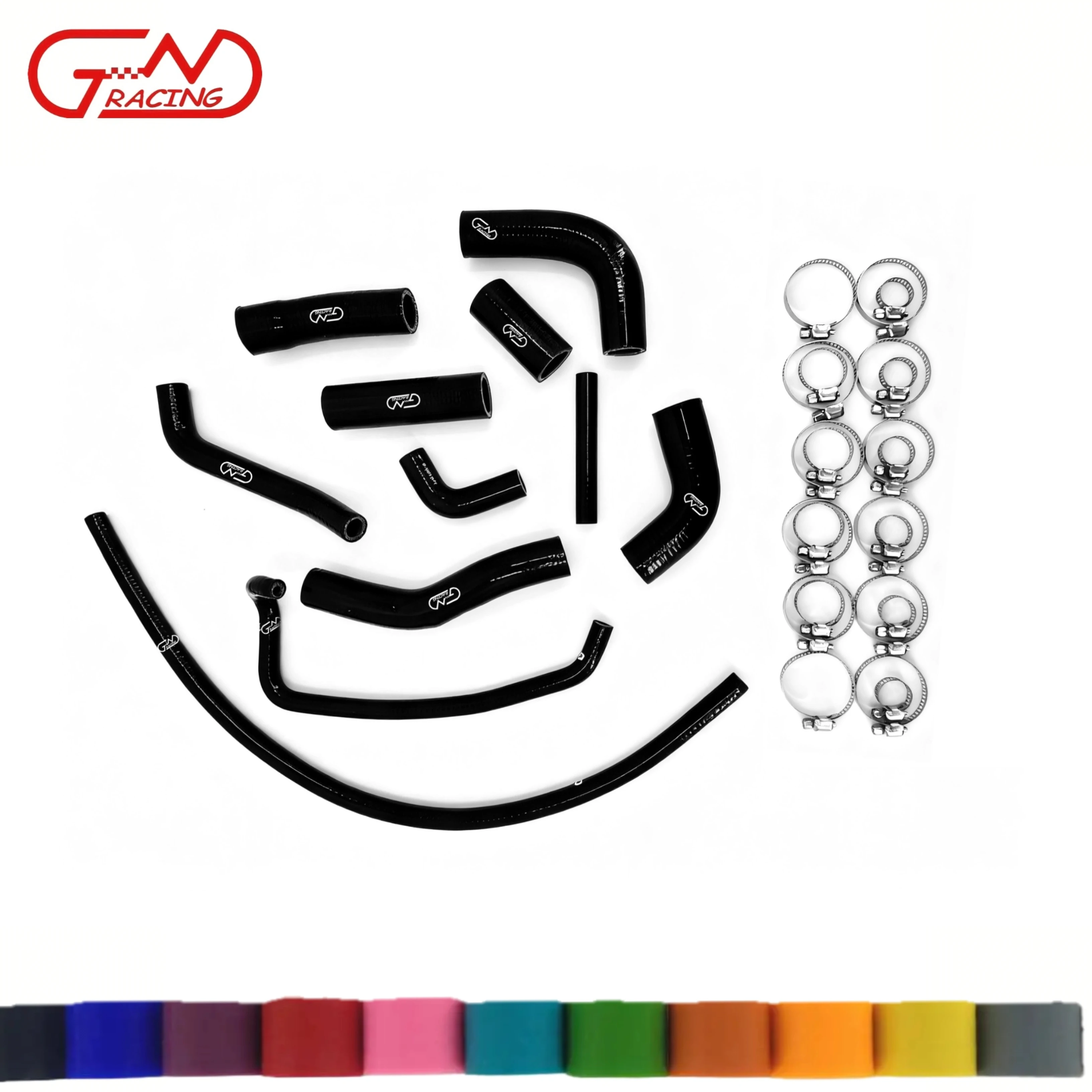 Silicone Radiator Hose with Clamps Kits Fit YAMAHA YZF R6 2006 2007 06 07 Motorcycle
