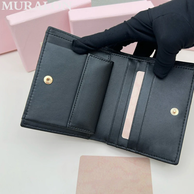 Pleated Folding Wallet Fashion Casual Vintage Card Bag Classic Genuine Leather Premium Luxury Coin Purse