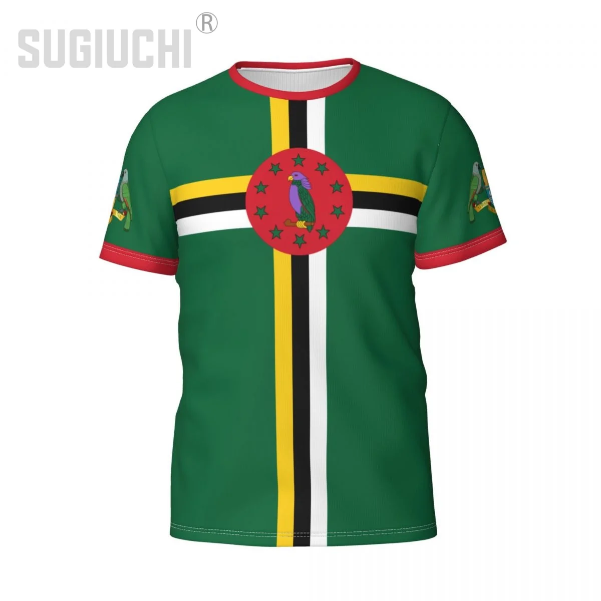 Custom Name Number Dominica Flag Emblem 3D T-shirts For Men Women Tees team Clothes Soccer Football Fans Gift T shirt - view 2