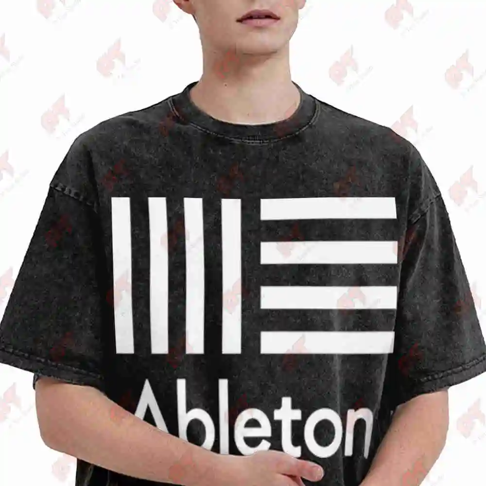 Ableton Vintage Washed Tee Pure Cotton T-Shirt