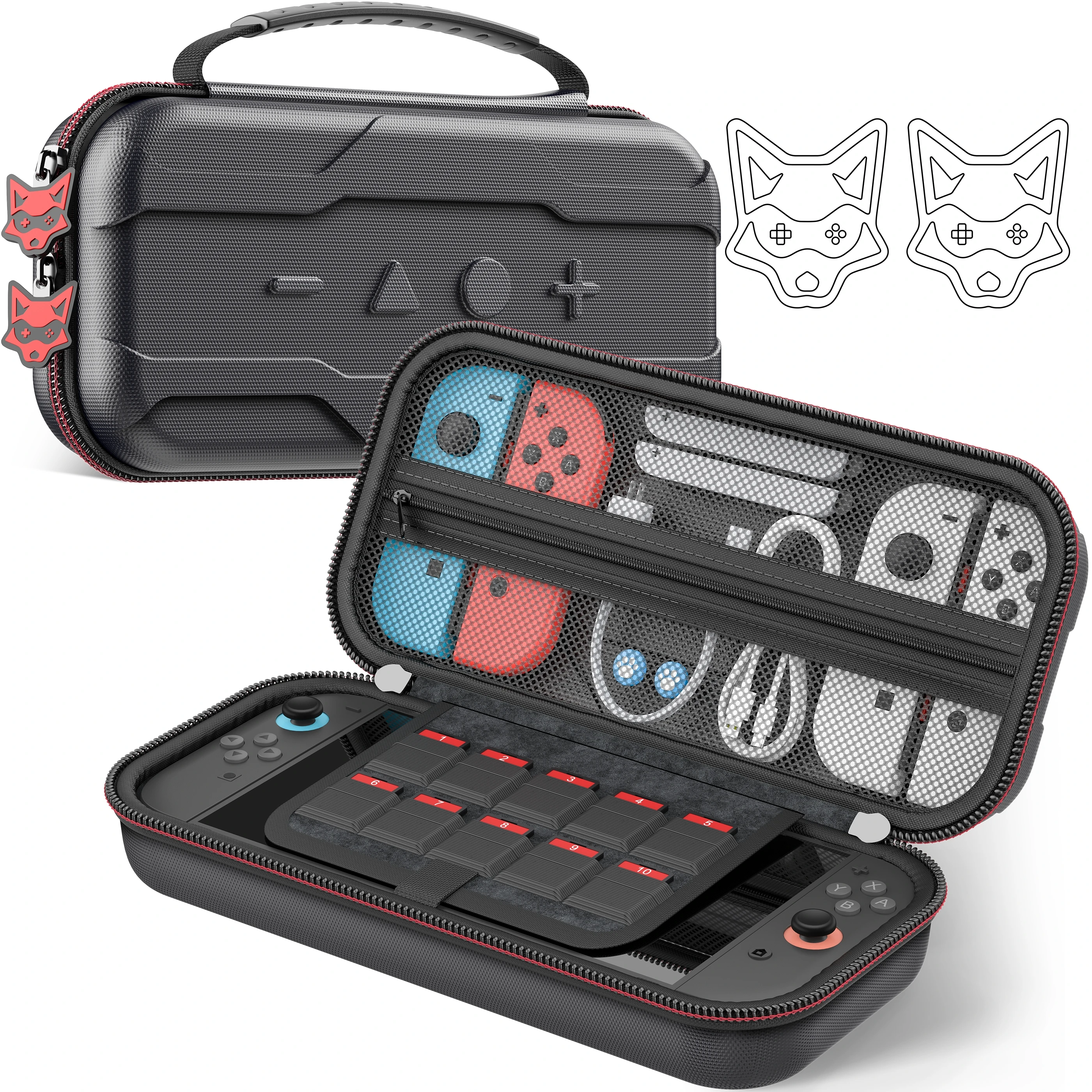 

Сумка для хранения BEBONCOOL G300, дорожная сумка для Switch/OLED/SWITCH2, легко чистится и моется, для аксессуаров Switch2.