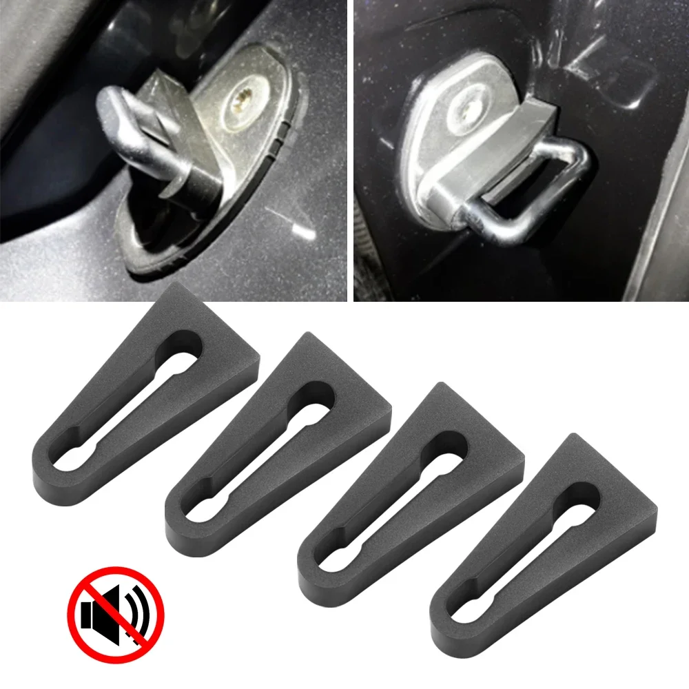 Door Lock Buffer Damper Deaf Seal Stopper Deadener For Skoda Fabia Kodiaq Octavia Rapid Superb Yeti Soundproof Insulation Quiet