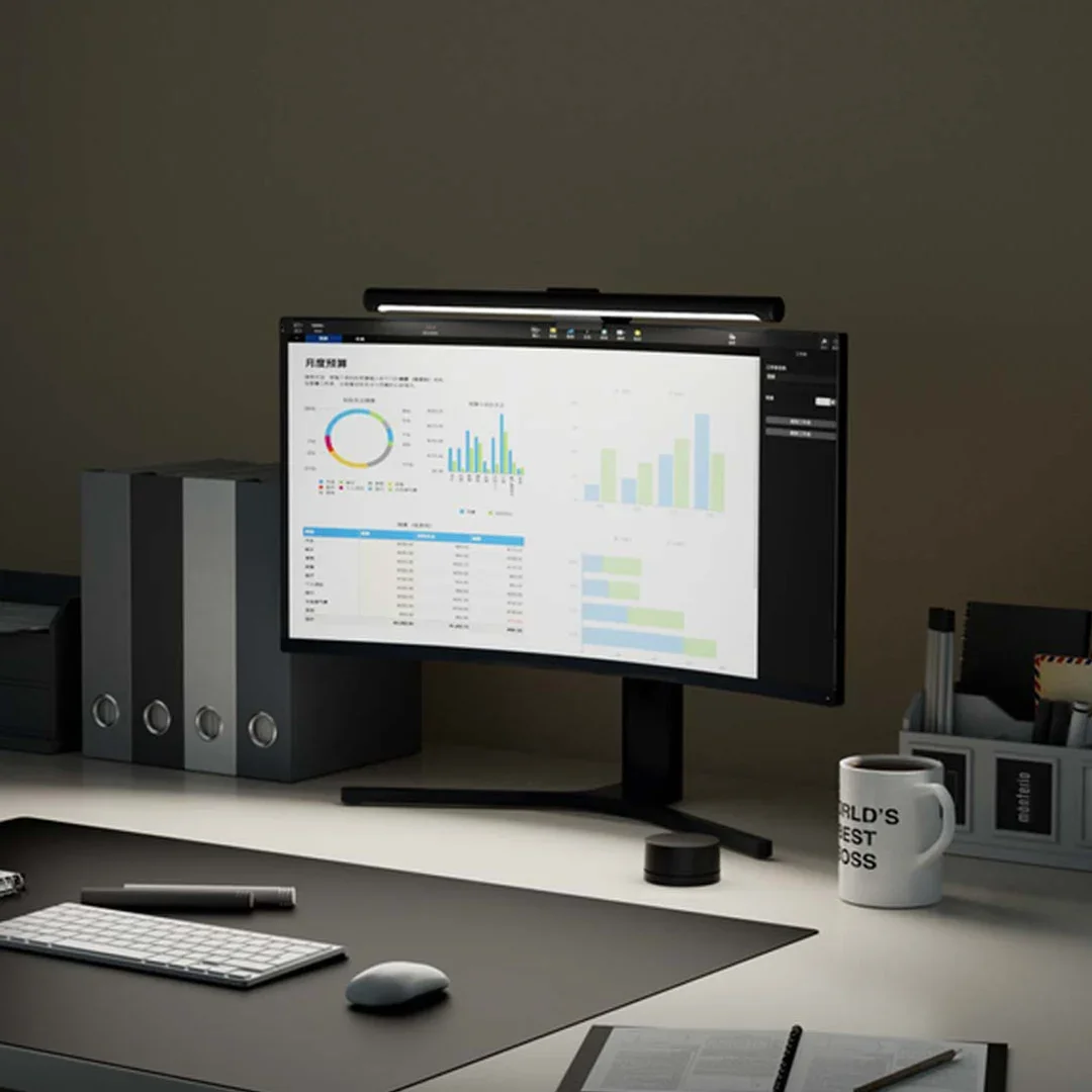 Display Mijia aggiornato originale lampada da lettura a LED con luce a sospensione gioco concorrenza apprendimento protezione per gli occhi Display LCD lampada da appendere