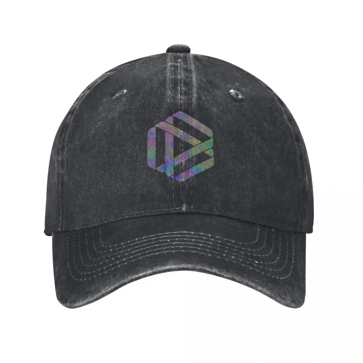 

Colorful Vibrant Marble-Like Mobius Strip Baseball Cap Sun Hat For Children black foam party Hat Women's Hats 2025 Men's