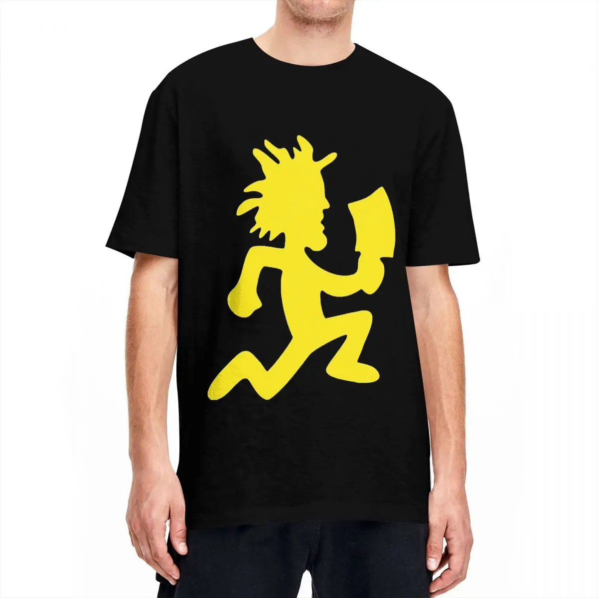 Insane Clown se Hip Hop Logo T-Shirt uomo donna divertente puro cotone Tees girocollo manica corta T Shirt Idea regalo vestiti