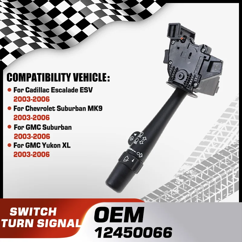 

Переключатель указателей поворота фар автомобиля для Cadillac Escalade ESV Chevrolet Suburban MK9 GMC Suburban GMC Yukon XL 2003 2004 2005 2006