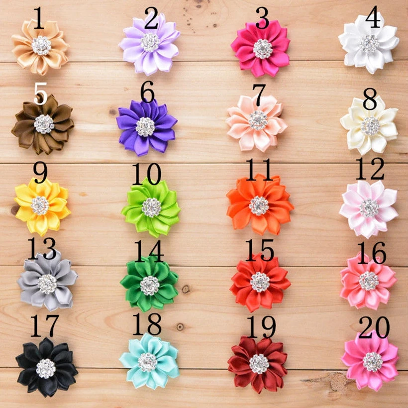 Lot de 20 fleurs en tissu sati - Kids Outdoor Decor avis et prix