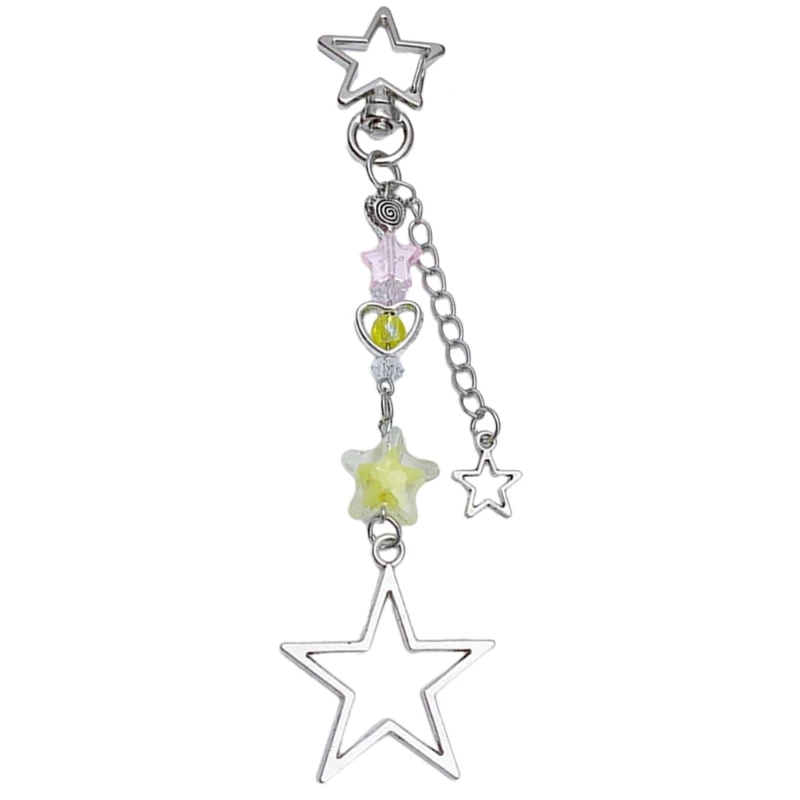 Butterfly Star Pendant Phone Charm Keychain
