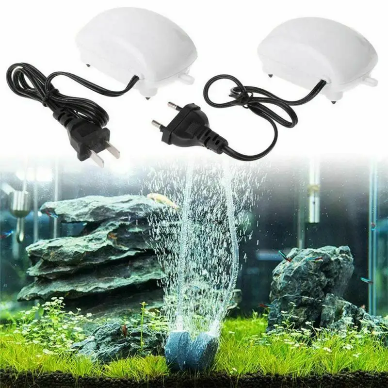 Aquarium Air Pump Fish Tank Mini Air Compressor Oxygen Pump Aquarium Fish Tank Oxygen Pump 2.5W