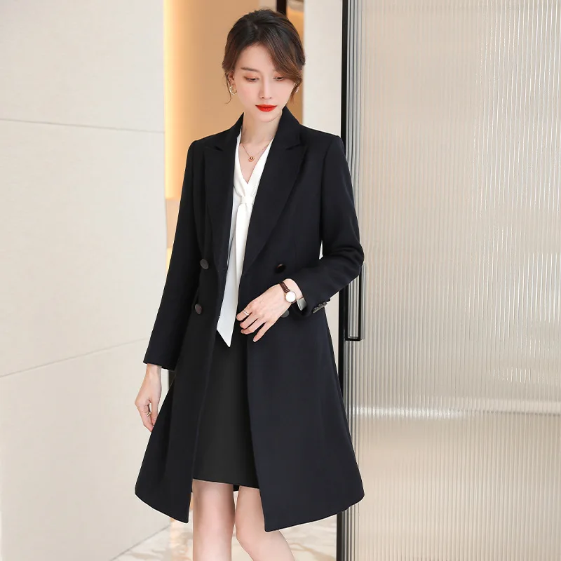 

2021 autumn and winter new woolen jacket women's Korean version fashion slim fit