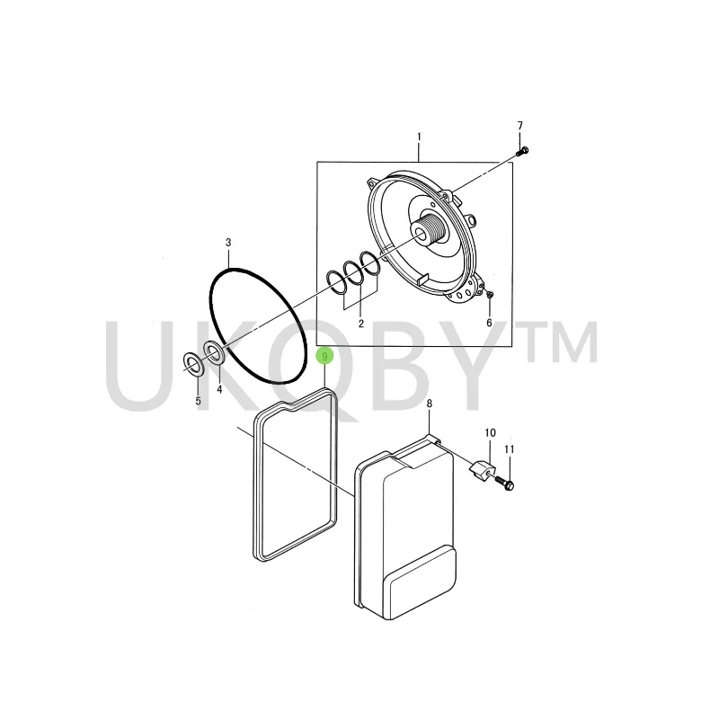 93742089 Suitable for Bu ic k Excelle 1.8 Ch ev ro le t Jingcheng 2.0 Automatic gearbox oil pan gasket