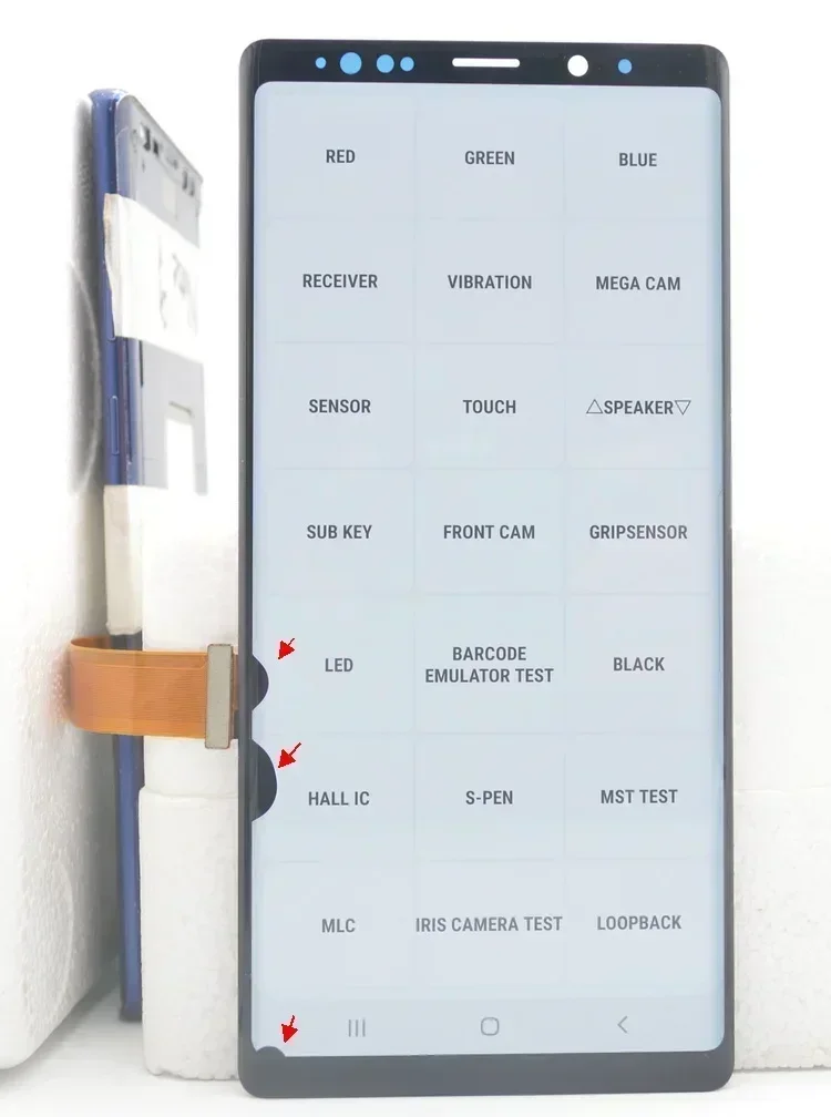 NOTE9 AMOLED Screen Assembly for Samsung Galaxy NOTE9 N960F N9600 N960F/DS Lcd Display Digital Touch Screen Replacement