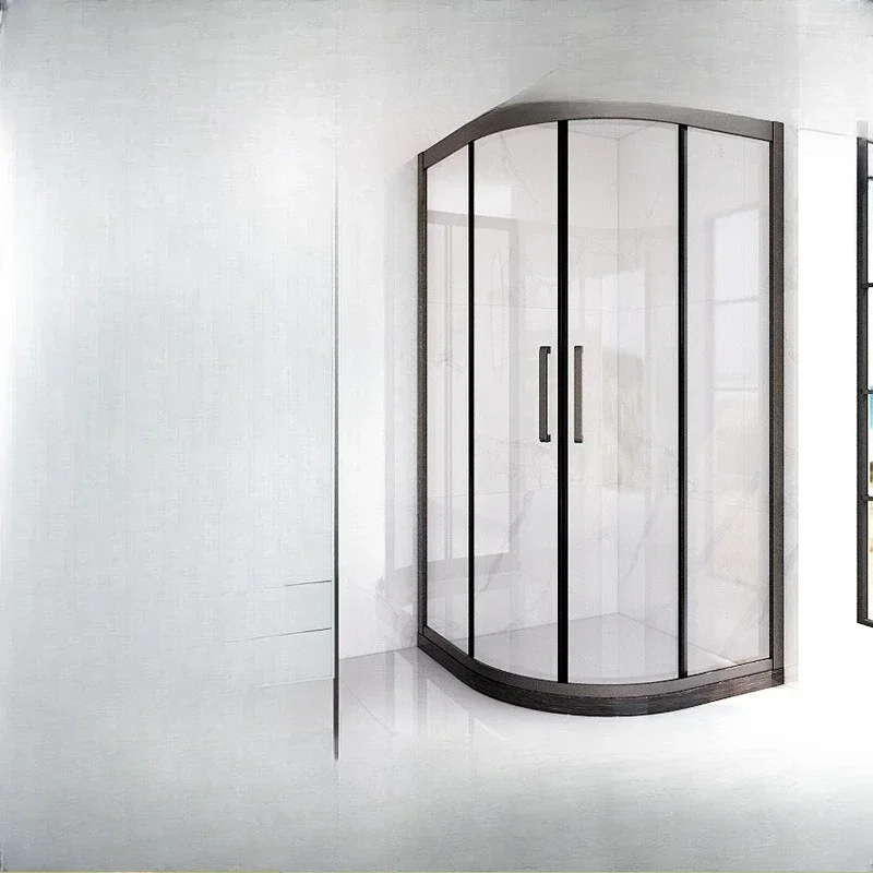 Glass Shower Bathroom Room Dry Wet Separation Partition Bath Household Door