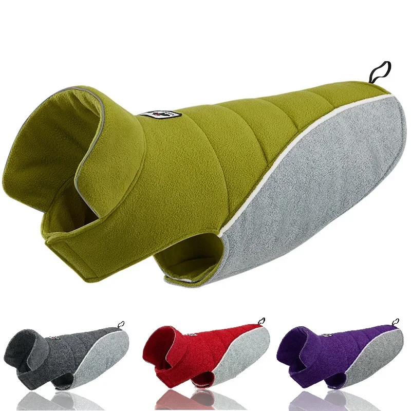 

Spring Winter Reversible Dog Clothes Reflective Warm Dogs Clothes Jacket Pet Sweater Coat For Small Medium Large Dogs Supplies