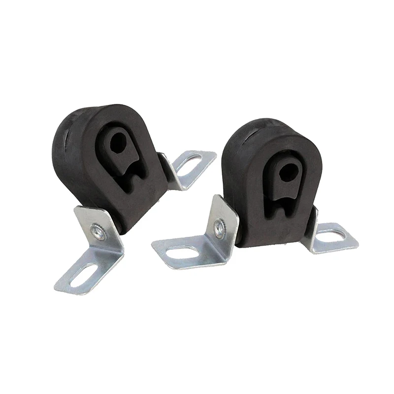 2x Exhaust Pipe Bracket, Exhaust Pipe Rubber Pads, For Volkswagen Golf 3 Vento Convertible Metal Hanger