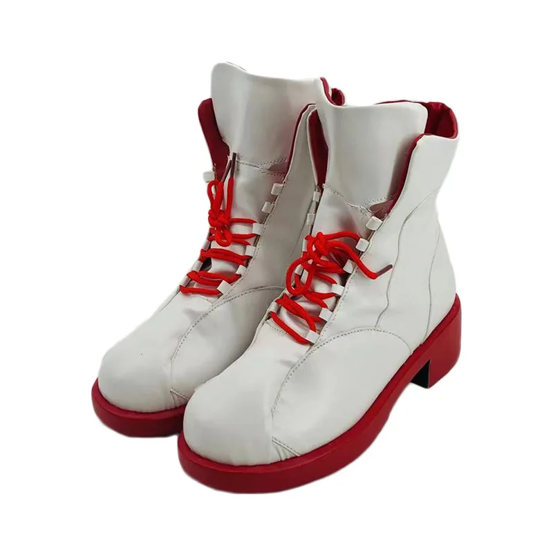 Anime piły łańcuchowe męskie Power Cosplay białe buty do butów z motywem przebranie na karnawał do impreza z okazji Halloween akcesoriów