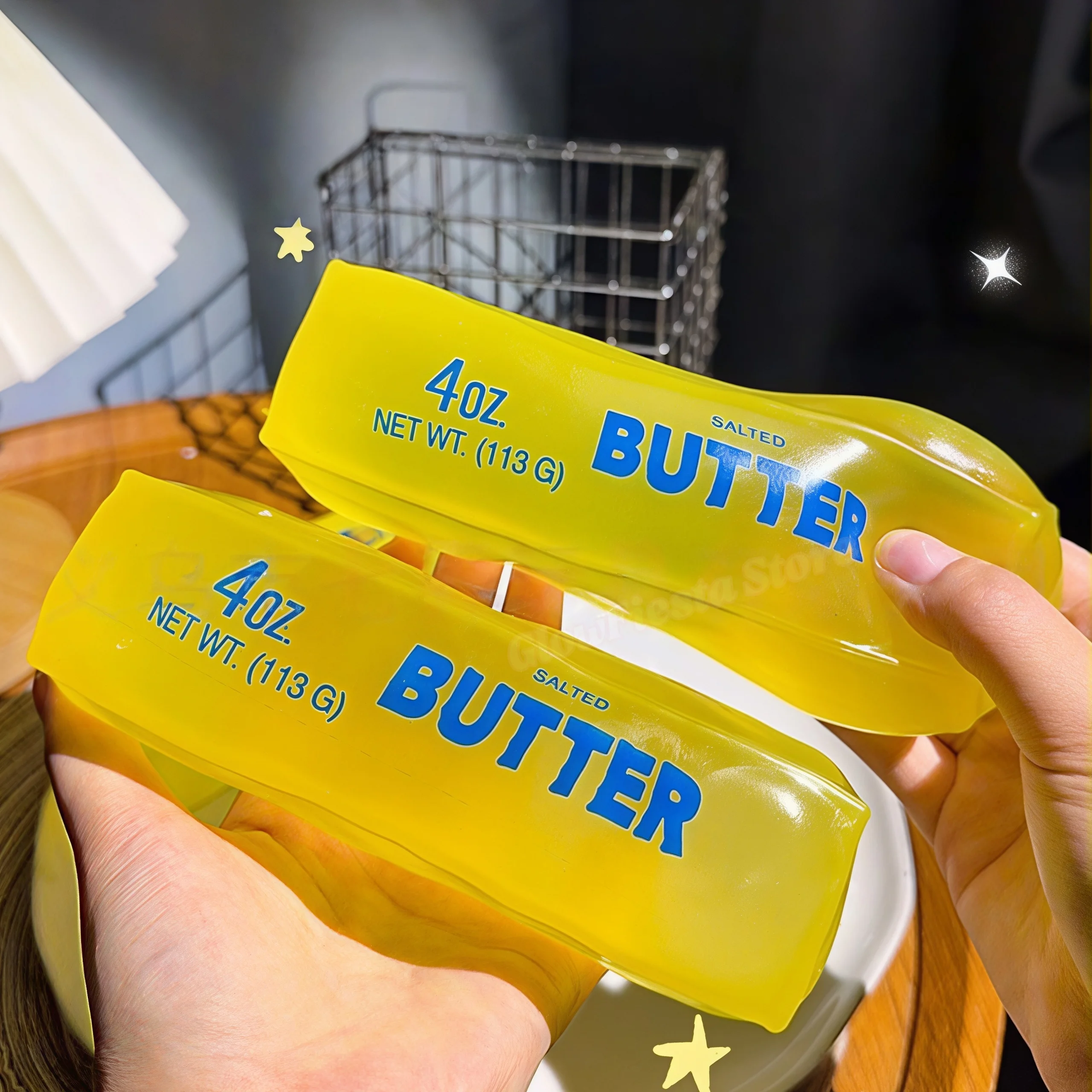 Formbarer Butter-Stick: Vaseline-gefülltes Stressabbau-Spielzeug, Butter-Käse-Riegel zum Quetschen, Fidget-Spielzeug zur Dekompression, Entspannungsspielzeug, Geschenk – Detail 9