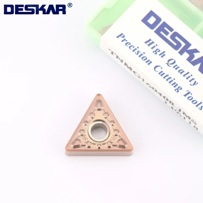 DESKAR inserts TNMG160404 TNMG160408 JMS TNMG Tools Lathe TNMG blade Cutter For Stainless Steel