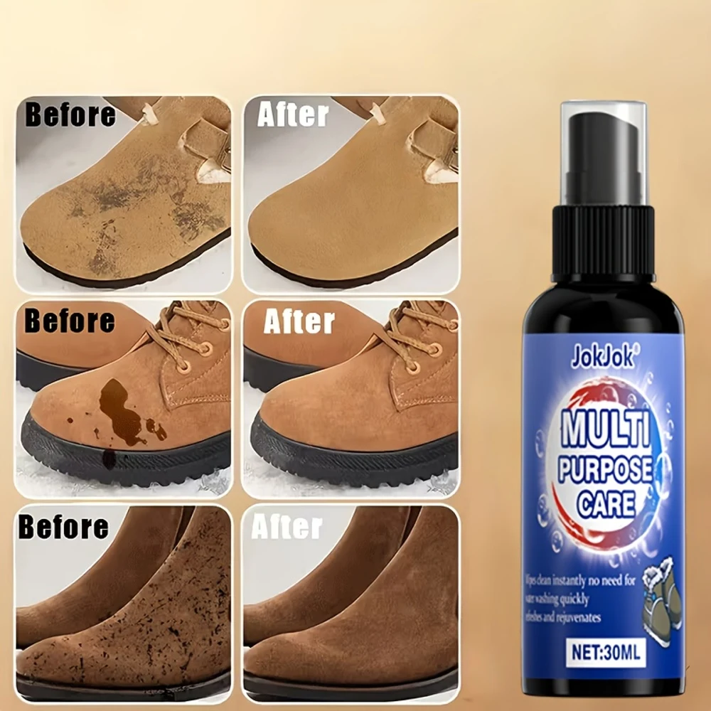 Suede Boot Care Kit - No-rinse Protective Formula, Dry-cleaning Formulation, Suitable for Winter Boots, Suede/nubuck Care, Footw