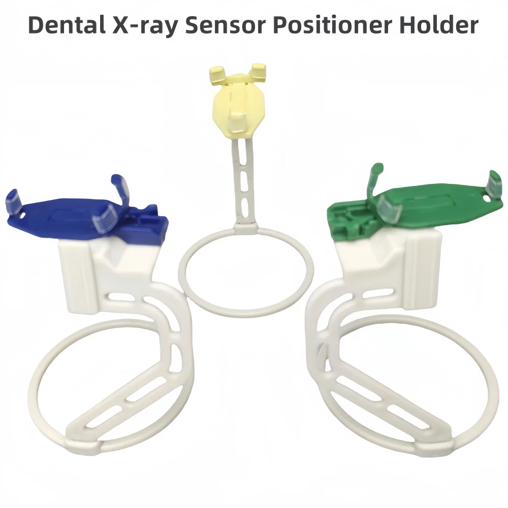 Dental X-Ray Film Sensor Holder, Rx Digital Positioning Tool for Precise Imaging - Plastic Locator for Dentist & Lab Use