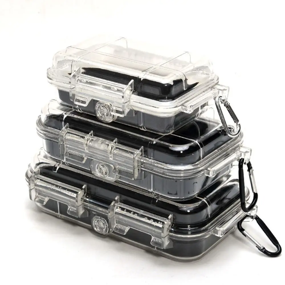 High Quality ABS Camping Box Transparent Equipment Dry Box Sealed Storage Box Shockproof Professional Waterproof Toolbox