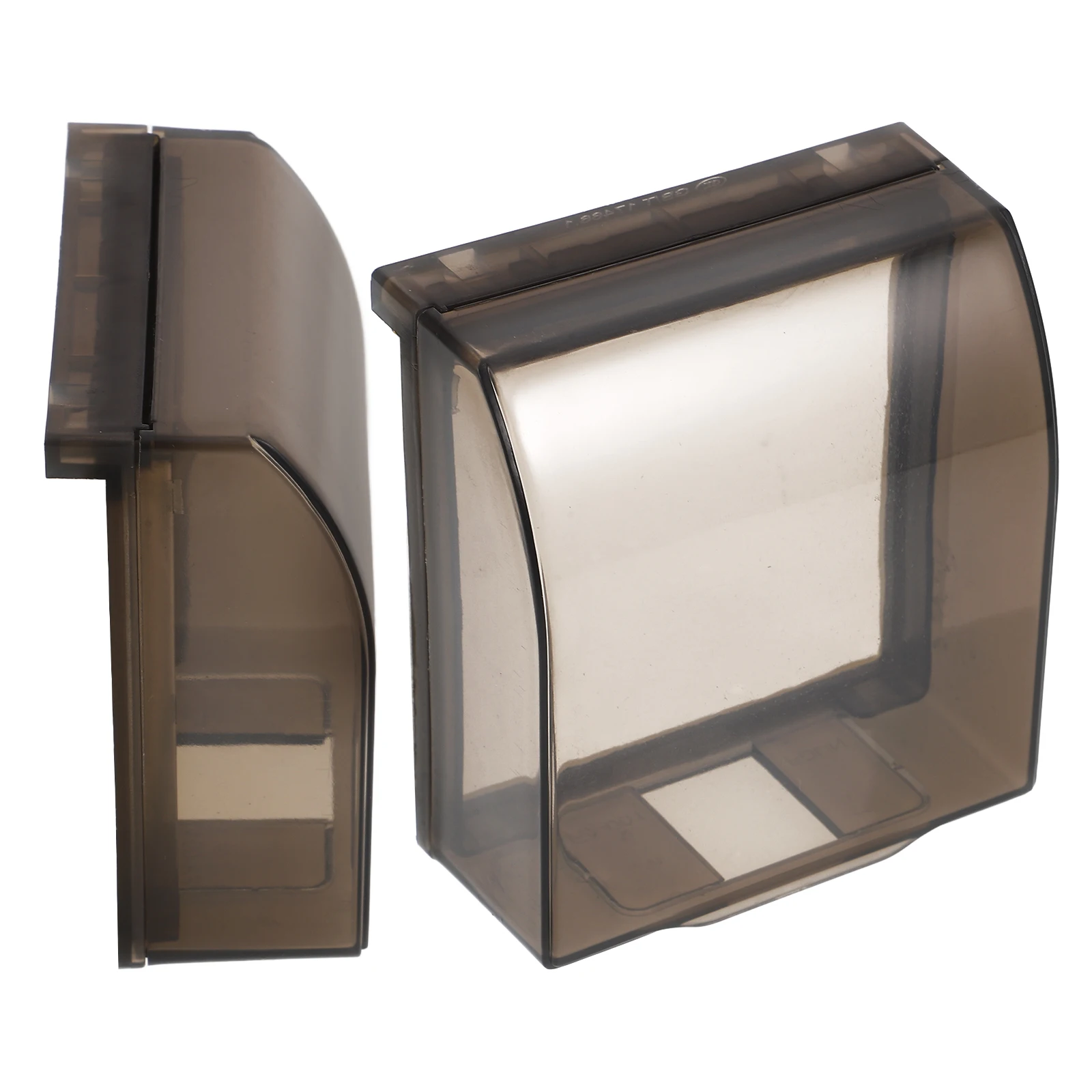 

2pcs Waterproof Socket Box Weatherproof Outlet Cover PP Material Insulated Durable Corrosion Resistant Splash Proof Dust Proof