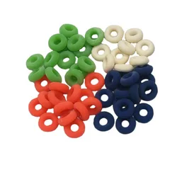 50 Pcs Pig Cattle Sheep Cutting Tail Rubber Rings High Elastic Tendon Rubber Castrating Ring Farm Animal Livestock Accessories