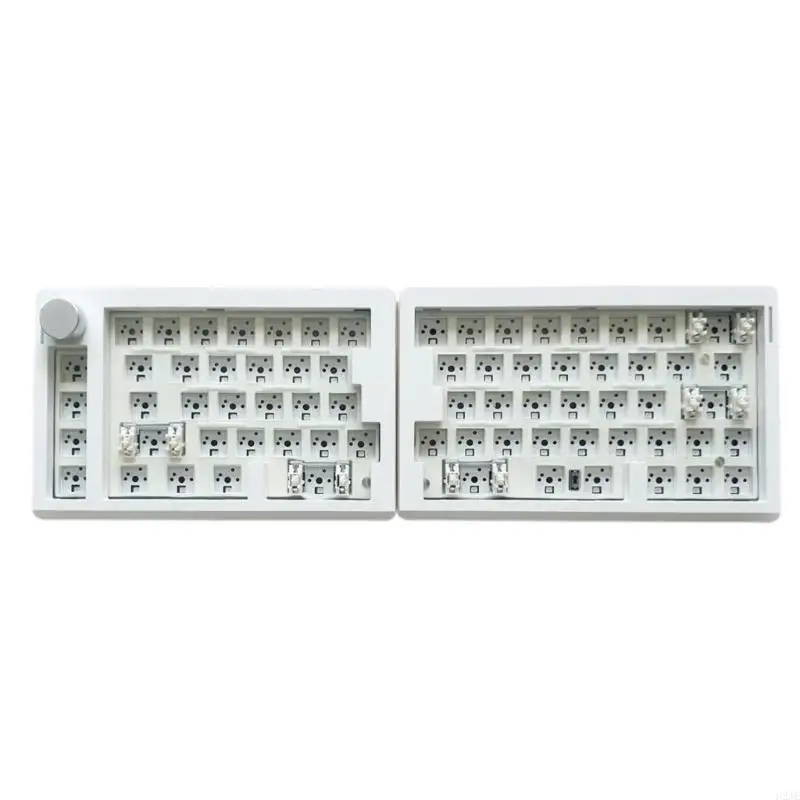 U2JE Small GMK70 Mechanical Keyboard DIY Kit with TriModes Connection and Customizable LED Lighting South Facing Light