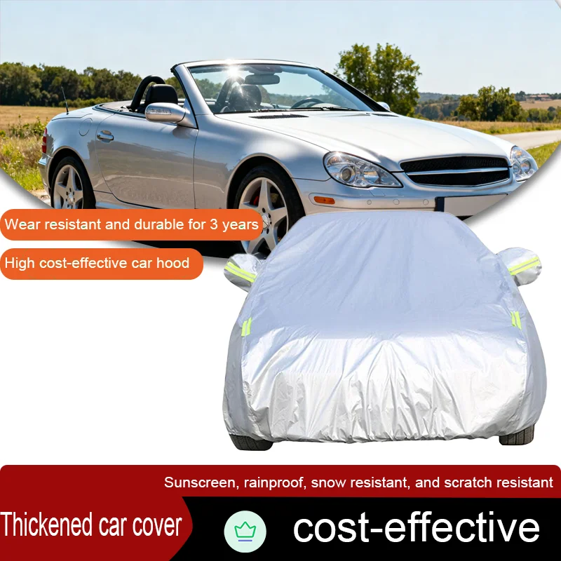 For 1996-2016 Mercedes-Benz SLK series R170, R171, R172, thickened car covers for sun protection, rain and snow protection