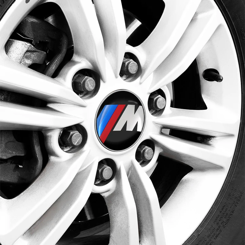 4pcs newest logo car emblem Wheel Center Hub Cap auto Rim refit dust-proof badge covers sticker for BMW E30 E38 E39 E46 E61 E90