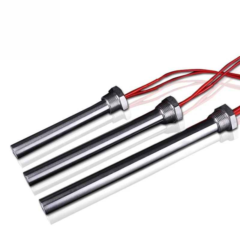 Heating Tube Radiator Electric Heating Rod 4 Minutes 6 Minutes 1 Inch Threaded Single Head Electric Tube  Rod