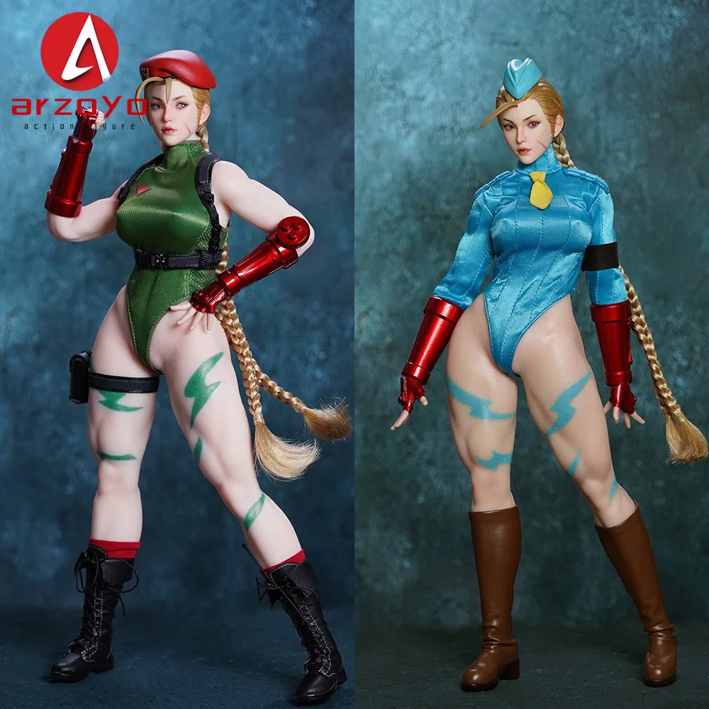 2024 Q4 PLAY TOY P020 1/6 Scale Combat Female Soldier Cammy Movable Eyes Full Set 12'' Action Figure Body Model Toys Collection