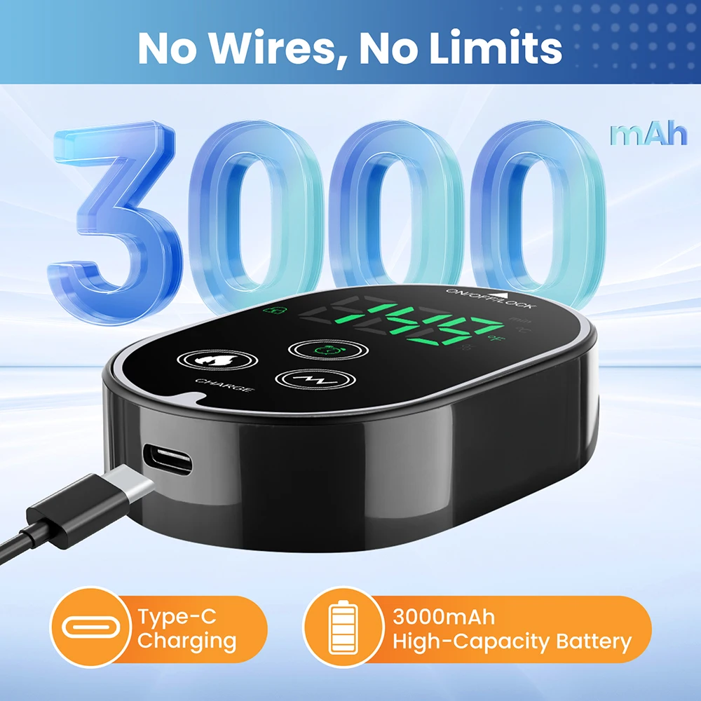 

Electric foot massager can vibrate and heat the ankles, Heated Ankle Massage Wrap Ankle Protector Support Brace For Joint Sprain