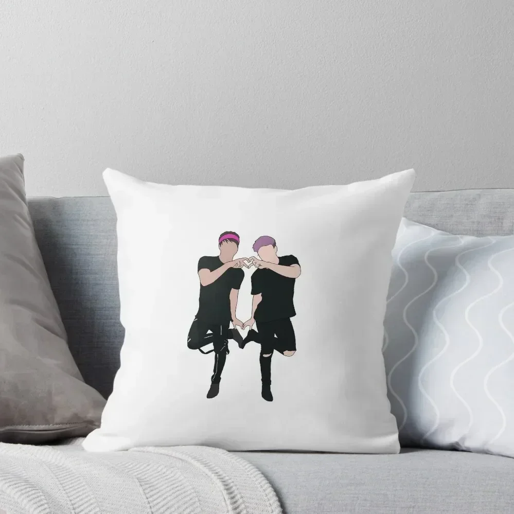 Jake Webber and Colby brock Throw Pillow pillowcases for sofa cushions Decorative Cushions luxury throw pillow covers pillow