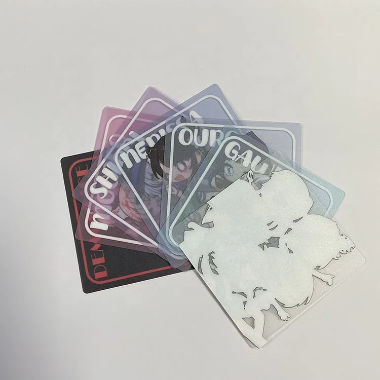 custom. High Quality Customized Printed Luxury Plastic Clear PVC Transparent Business Card