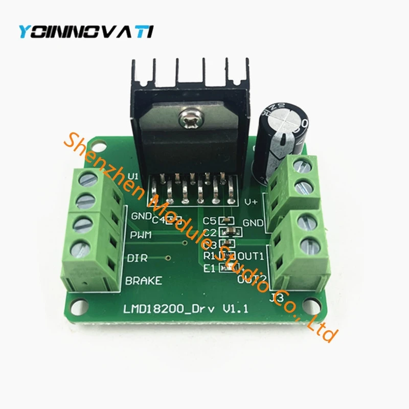 LMD18200T DC Motor Driver Module Board PWM Adjustable Speed 3A Can realize forward/ reverse FOR UNO R3 Robot