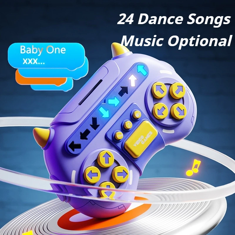 Boy Girl Toy Pocket Game Machine Rhythm Master Speed Pushing Machine Interactive Finger Dance Popping Fidget Toy For kids Gift