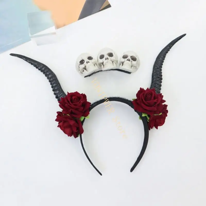 Festival Antilope Horn Kopfbedeckung Benutzerfreundliches Polyesterharz für Cosplay D08E