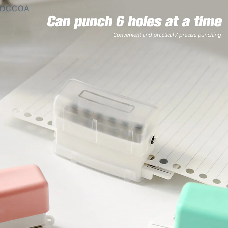 6 Holes Puncher A4 B5 Loose Leaf Paper Hole Punch Planner Standard Hole Punch Machine Scrapbooking Paper Binding